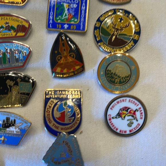 1989 Boy Scout National Jamboree pins. 37 in total with duplicates. All backs. - Picture 7 of 9